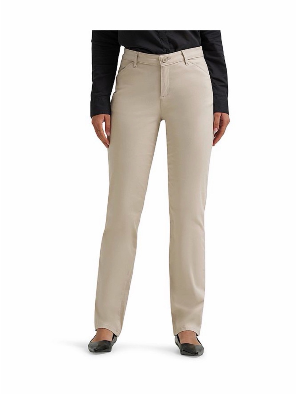 LEE-Women's Straight-Leg Khaki Pants-12